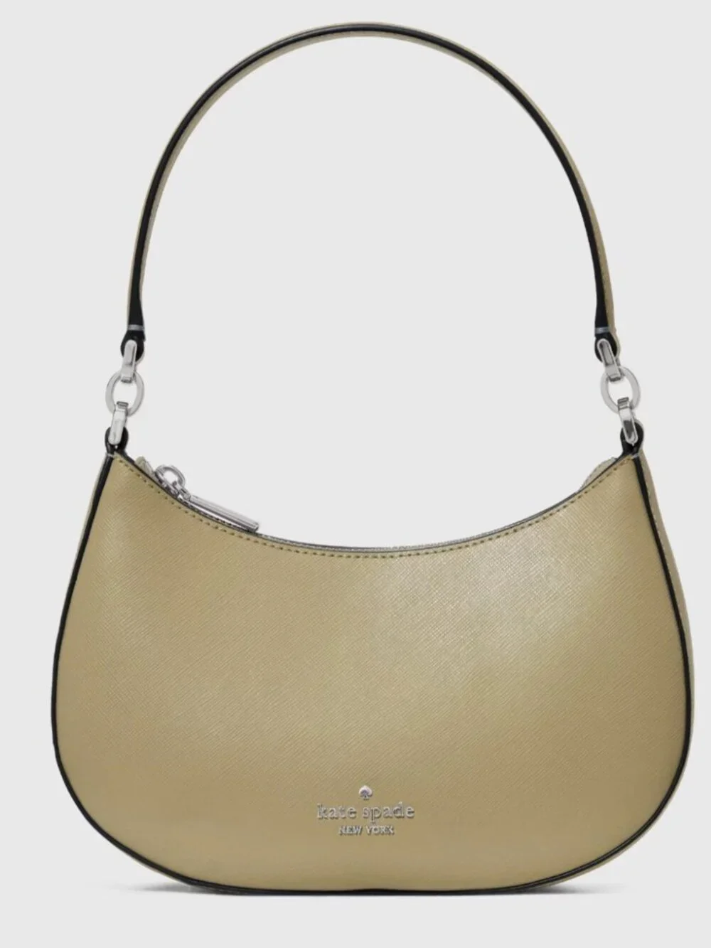 New Kate Spade Paige Shoulder Bag Saffiano Leather Elm